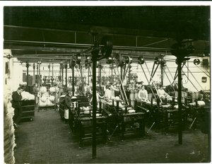 Filature à Leas, hangar de peignage, 1923
